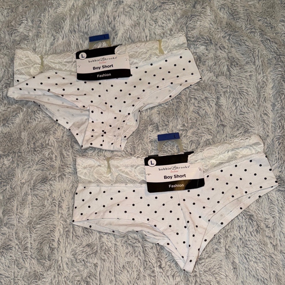 Polka Dot Boy Short Underwear Bobbie Brooks Size Large L NWT
